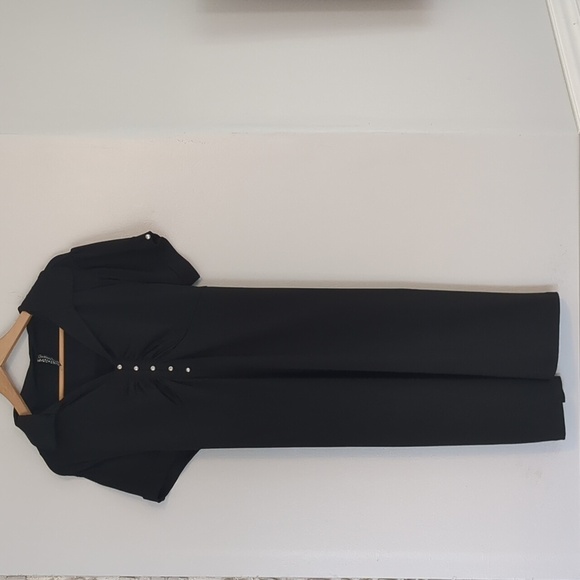 Clear Water Bay Dress Women's 3XL Plus Classy Pullover Comfy Black Matrix Biker - Picture 2 of 9